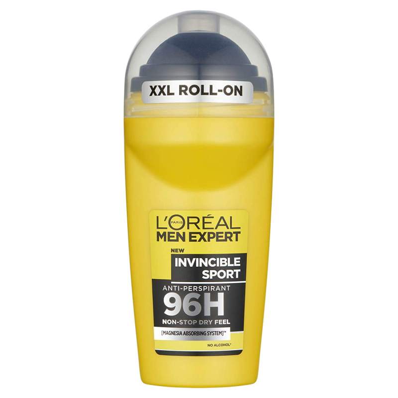 رول ضد تعریق مردانه لورآل سری Men Expert مدل Invincible Sport حجم 50 میلی لیتر