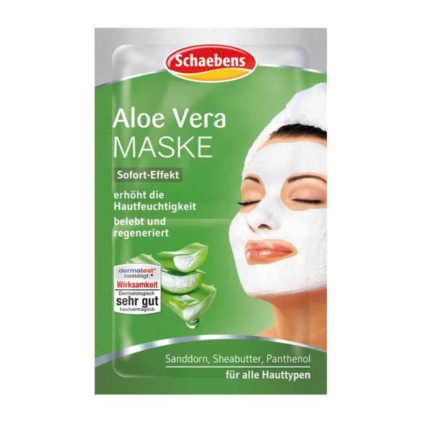 ماسک صورت شیبنس مدل آلوئه ورا Schaebens Aloë Vera